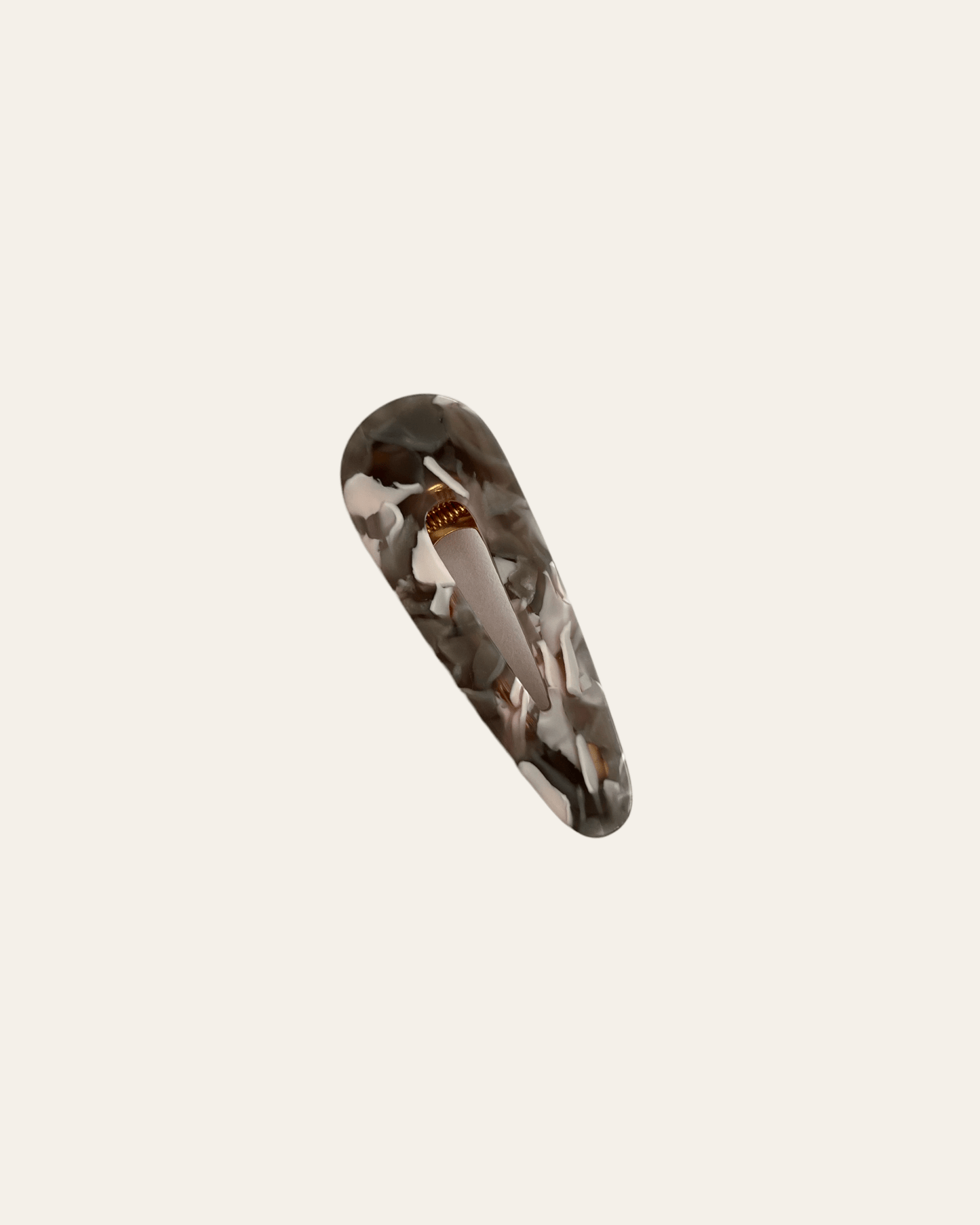 Chiara vlasová sponka - Marble grey
