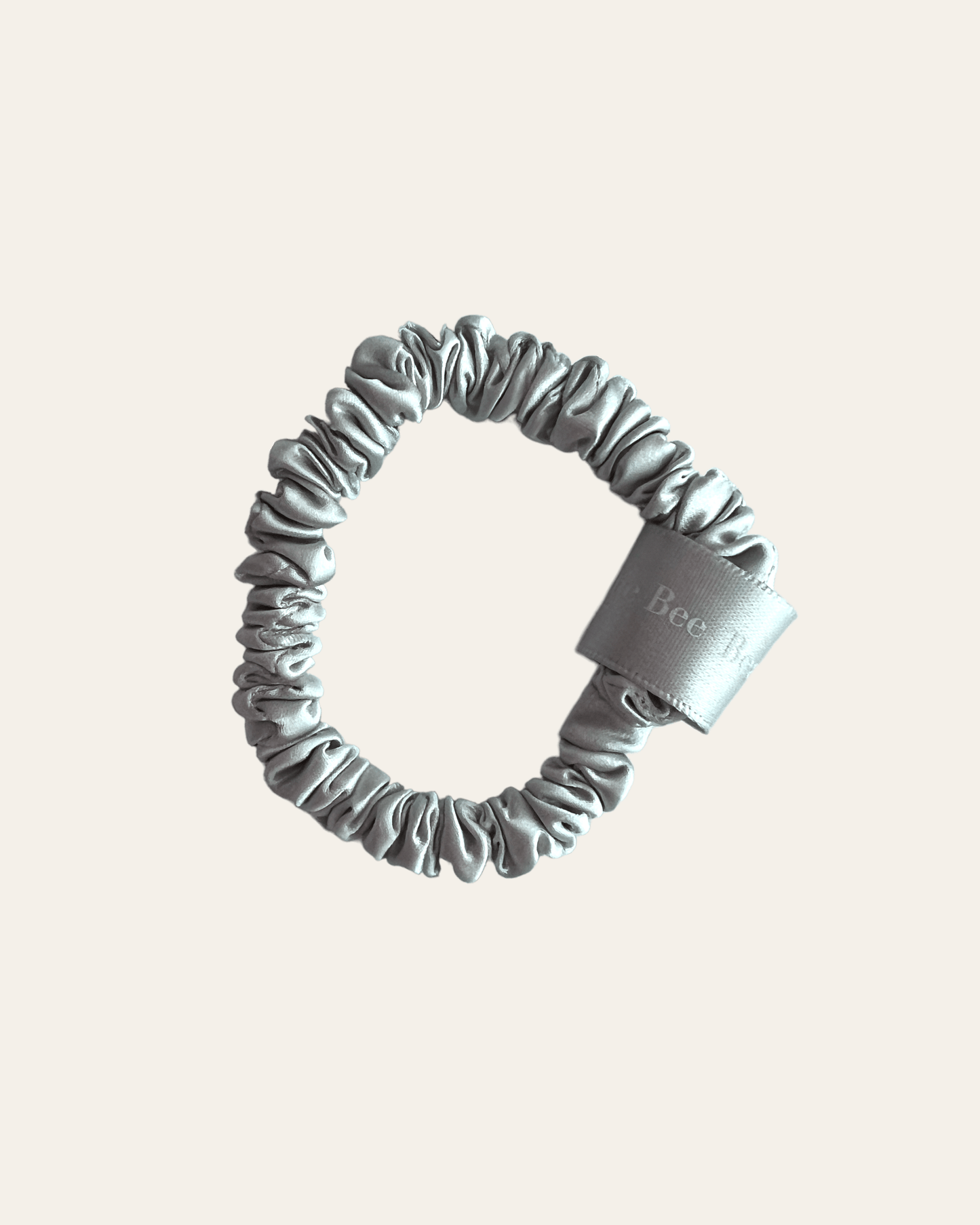 Hedvábná gumička klasik - Silver