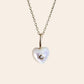 Náhrdelník - Little Heart s moissanitem