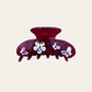 Flower Bomb klip - Burgundy