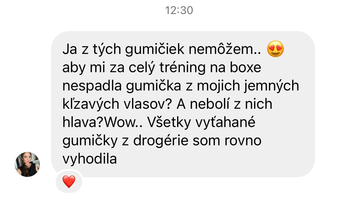 Hedvábná gumička medium - Béžová"