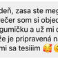 Hedvábná gumička 1 ks - Tmavě hnědá