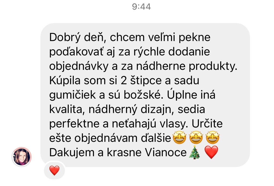 BEE vlasový klip - Satin Sand