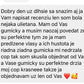 Hedvábná gumička Medium - Tmavě hnědá