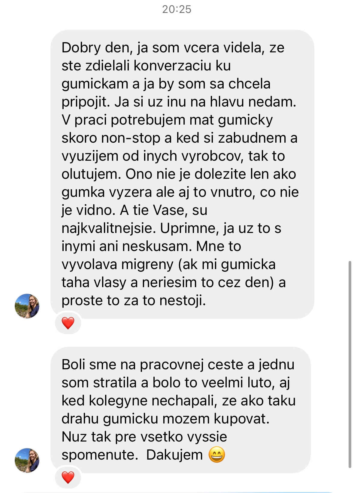Hedvábná gumička Medium - Tmavě hnědá