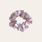 Hedvábná gumička L  -marble pink