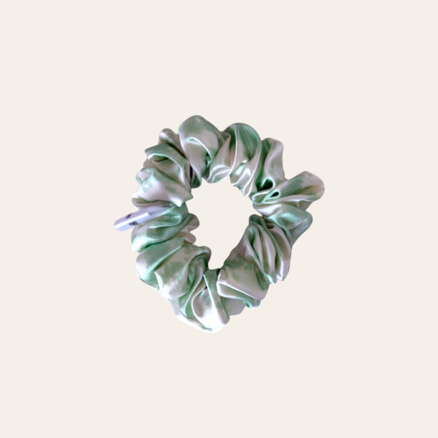 Hedvábná gumička L  -marble pink
