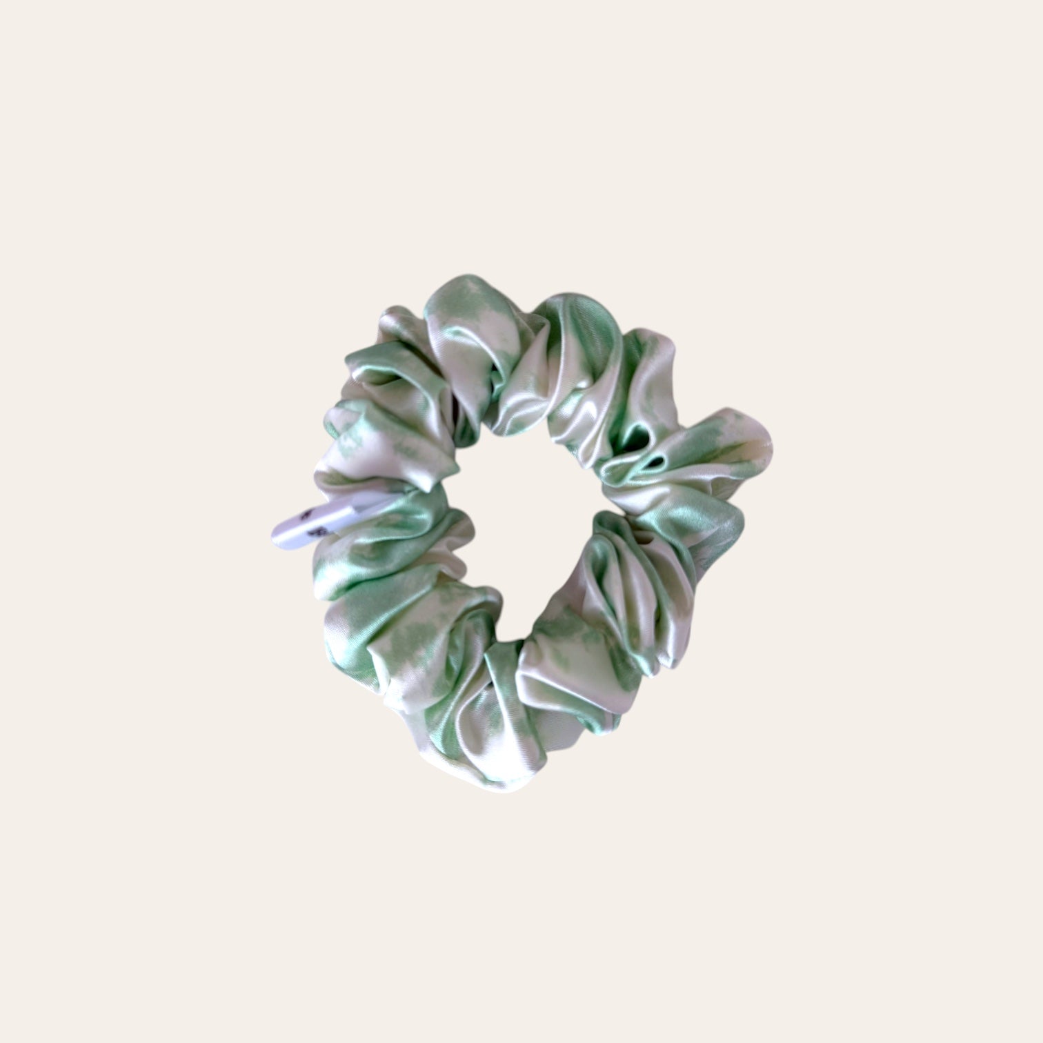 Hedvábná gumička L  -marble pink