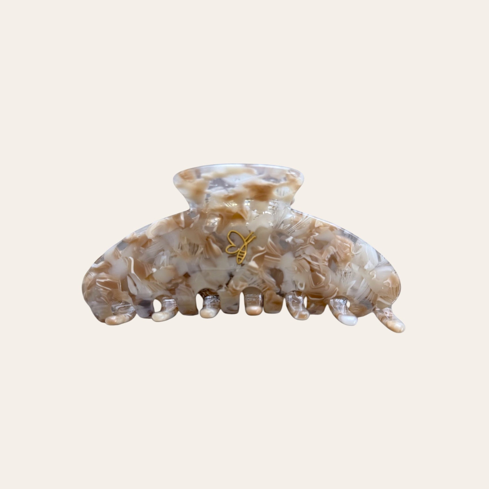 Vlasový skřipec CLOUD BEE - satin sand