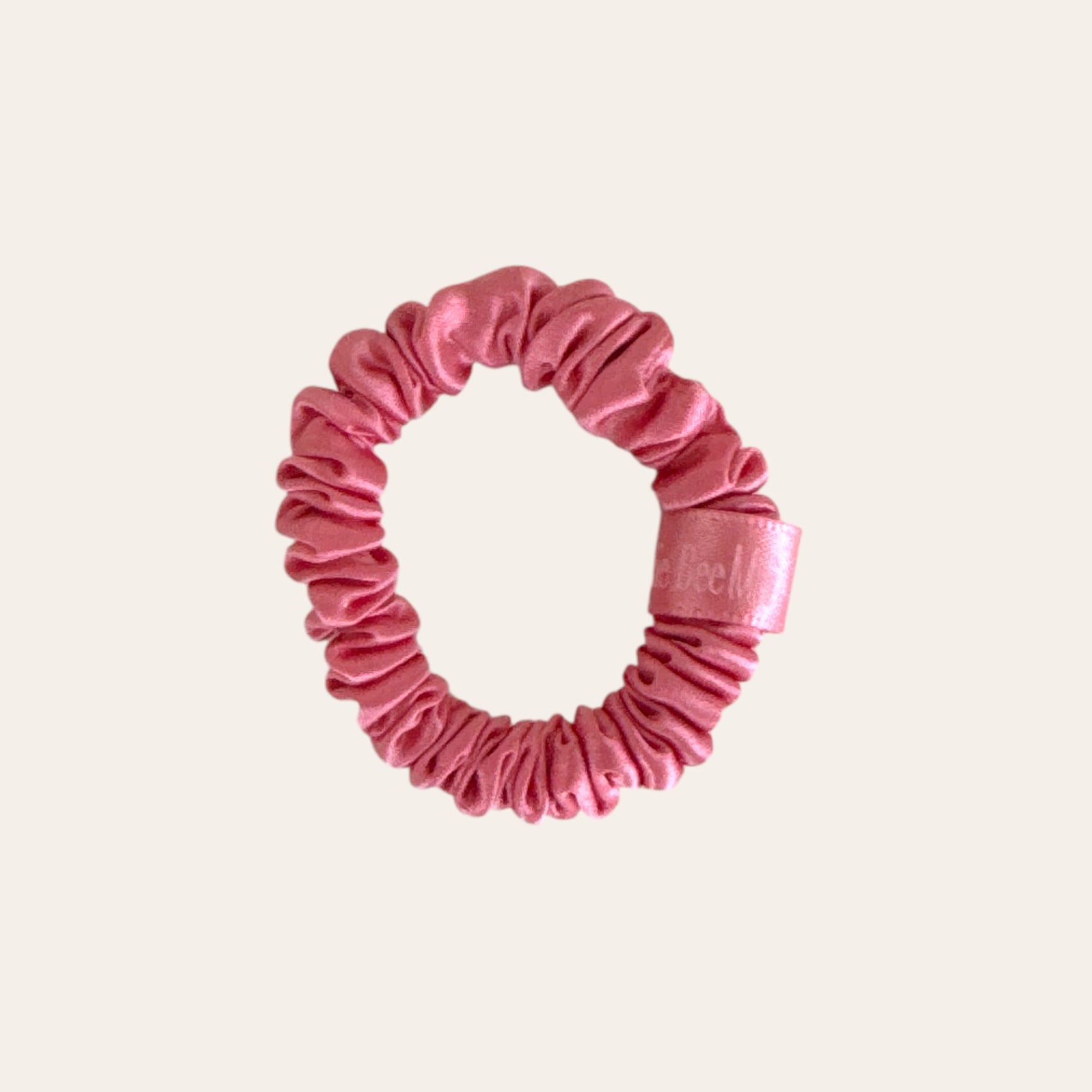 Hedvábná gumička pro děti MINI 1ks - FLAMINGO